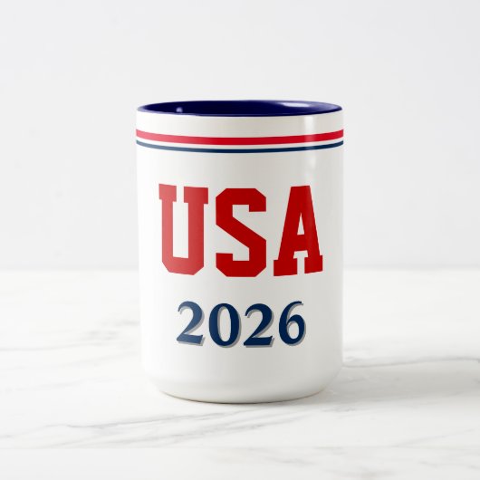 2 Couleurs Tasse à café USA (Centre)