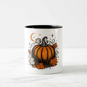 2 Couleurs Tasse à café vintage citrouille G Automne Hallow