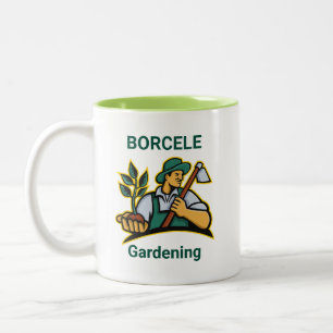 2 Couleurs Tasse à café Vintage Gardening temps de jardinag