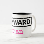 2 Couleurs Tasse à café Wayward Woman (Devant droit)