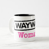 2 Couleurs Tasse à café Wayward Woman (Devant gauche)