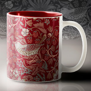 2 Couleurs Tasse à café William Morris Strawberry Thief