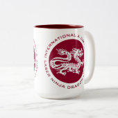 2 Couleurs Tasse a cappella de fan (Devant droit)