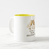 2 Couleurs Tasse - À de nouveaux débuts (Devant gauche)