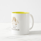 2 Couleurs Tasse - À de nouveaux débuts (Devant droit)