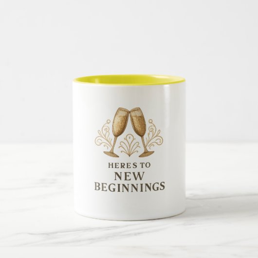 2 Couleurs Tasse - À de nouveaux débuts (Centre)
