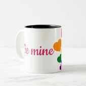 2 Couleurs Tasse à design unique (Devant gauche)