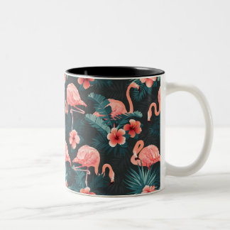 2 Couleurs Tasse à deux couleurs, 325 ml Flamant rose