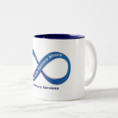 2 Couleurs Tasse à deux tons (Devant droit)