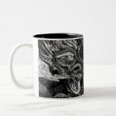 2 Couleurs Tasse à deux tons à tête de dragon (Gauche)