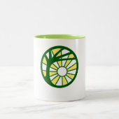 2 Couleurs Tasse à deux tons d'Atheopaganism (Sy, mbol (Centre)