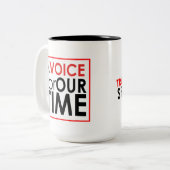 2 Couleurs Tasse à deux tons d'AVFOT (Devant gauche)