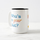 2 Couleurs Tasse à deux tons de 105 conversations (Devant gauche)
