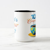 2 Couleurs Tasse à deux tons de 105 conversations (Centre)