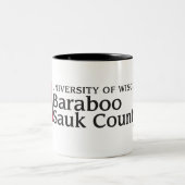 2 Couleurs Tasse à deux tons de 11 onces (Centre)