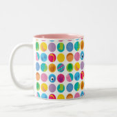 2 Couleurs Tasse à deux tons de cercles (Gauche)