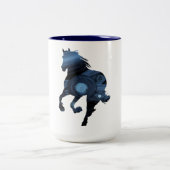 2 Couleurs Tasse à deux tons de cheval (Centre)