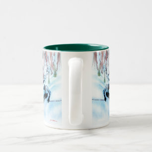2 Couleurs Tasse à deux tons de "concentration"