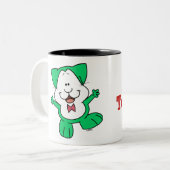 2 Couleurs Tasse à deux tons de Crawford (Devant gauche)