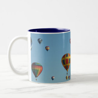 2 Couleurs Tasse à deux tons de fiesta de ballon