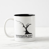 2 Couleurs Tasse à deux tons de Margfolket Margur (Gauche)