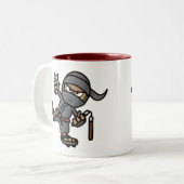 2 Couleurs Tasse à deux tons de Ninja (Devant gauche)