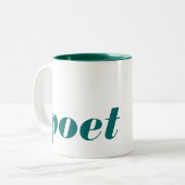 2 Couleurs Tasse à deux tons de poète (Devant gauche)
