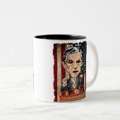 2 COULEURS TASSE À DEUX TONS DE RON PAUL (Devant droit)
