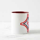 2 Couleurs Tasse à deux tons d'étoile de LC (Centre)