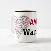 2 Couleurs Tasse à deux tons faite sur commande de guerrier (Devant gauche)