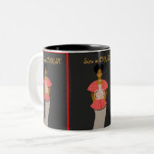 2 Couleurs Tasse à deux tons inspirée (Devant gauche)