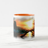 2 Couleurs Tasse à deux tons "tandem" (Centre)