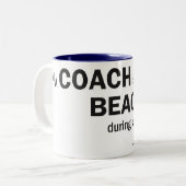 2 Couleurs Tasse à deux tons - 'un car est votre balise… " (Devant gauche)