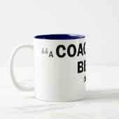 2 Couleurs Tasse à deux tons - 'un car est votre balise… " (Gauche)