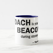 2 Couleurs Tasse à deux tons - 'un car est votre balise… " (Centre)