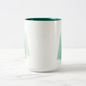 2 Couleurs Tasse à feuillage persistant de vacances d'arbre (Centre)