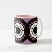 2 Couleurs Tasse à impression Mandala (Devant droit)