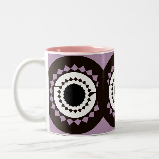 2 Couleurs Tasse à impression Mandala (Gauche)
