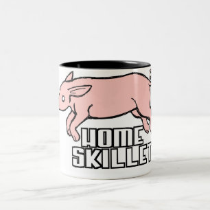 2 Couleurs Tasse à la maison de poêle