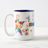 2 Couleurs Tasse à la maison douce de bleus de Chicago (Gauche)