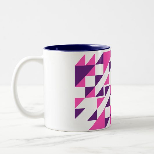 2 Couleurs tasse à motif unique design (Gauche)