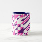 2 Couleurs tasse à motif unique design (Centre)