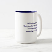 2 Couleurs Tasse à pièces de Butterfly avec prière sobre du p (Devant droit)