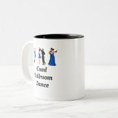 2 Couleurs Tasse "a positionné salle de bal" (Devant gauche)