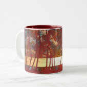 2 Couleurs Tasse abstraite (Devant gauche)