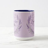 2 Couleurs Tasse Accent Champ de Lavande (Centre)