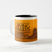 2 Couleurs Tasse affectueuse d'or des mains du frère (Devant gauche)