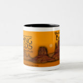 2 Couleurs Tasse affectueuse d'or des mains du frère (Centre)