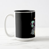 2 Couleurs Tasse Alien Duo – Rétro Sci-Fi (Gauche)