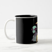 2 Couleurs Tasse Alien Duo – Rétro Sci-Fi (Gauche)